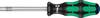 Wera 354 Verkstad Insexnyckel-skruvmejsel Nyckelvidd (metrisk): 6 mm Klinglängd: 80 mm Mått - Längd: 185 mm