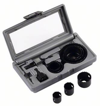 Bosch Accessories Promoline 2607019450 Hålsågset  22 mm, 25 mm, 29 mm, 35 mm, 38 mm, 44 mm, 51 mm, 68 mm  1 set