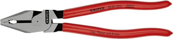 Knipex 02 01 225 Verkstad Kraft-Kombinationstång 225 mm DIN ISO 5746
