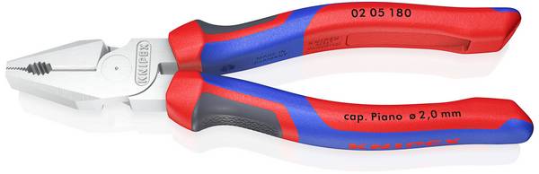 Knipex 02 05 180 Verkstad Kraft-Kombinationstång 180 mm DIN ISO 5746