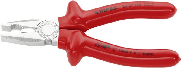 Knipex 03 07 180 VDE Kombinationstång 180 mm DIN ISO 5746, DIN EN 60900
