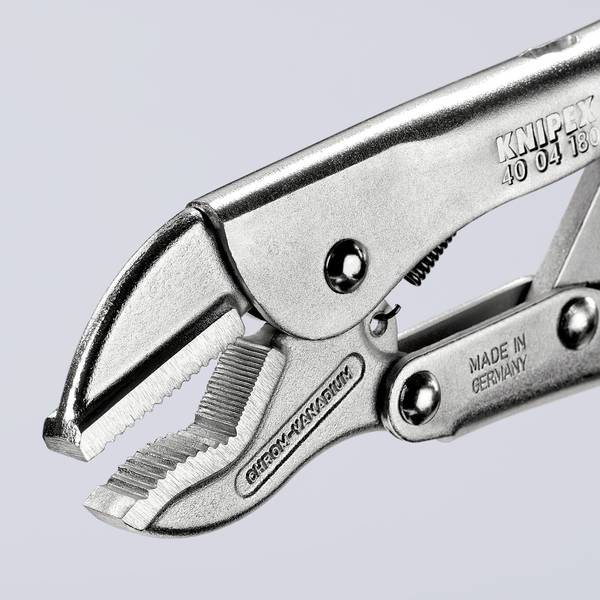 Knipex 40 04 180 Låstång Rak med prismaspår 0 - 35 mm 180 mm