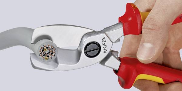 Knipex  95 17 200 Kabelavbitare  Lämplig för Aluminium- och kopparkablar, enkel- och flertrådig 20 mm  70 mm² 0
