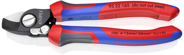 Knipex  95 22 165 Kabelavbitare  Lämplig för Aluminium- och kopparkablar, enkel- och flertrådig 15 mm  50 mm² 0