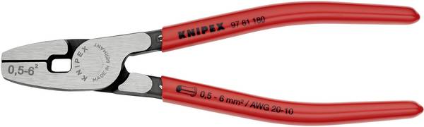 Knipex 97 81 180 Crimptång Ändhylsor 0.5 till 6 mm²