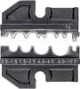 Knipex 97 49 14 Crimpinsats Oisolerad krymphylsa, Oisolerad strömkontakt, Oisolerad kompressionskontakt 0.5 till 10 mm² Passar märke Knipex 97 43 200