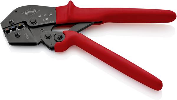 Knipex  97 52 06 Crimptång  Isolerad kabelsko, Kontaktdon, Strömkontakt 0.5 till 6 mm²
