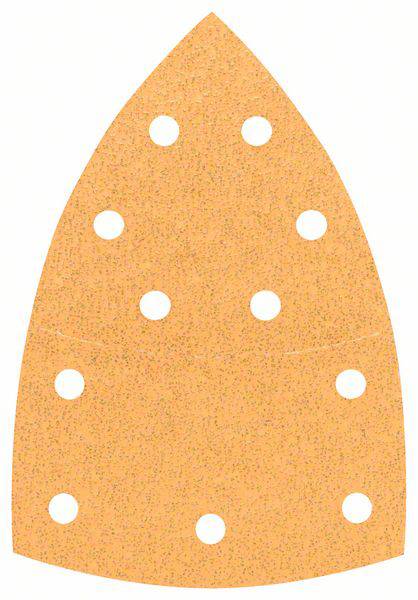 Bosch Accessories 2608607402 Multi-slippapper med kardborrband, perforerad Kornighet 40 (L x B) 102 mm x 62.93 mm 10 st