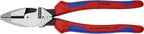 Knipex 09 12 240 Verkstad Kraft-Kombinationstång 240 mm DIN ISO 5746