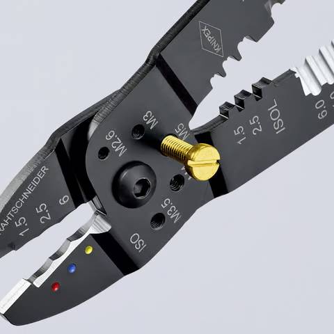 Knipex 97 22 240 Crimptång Isolerad kabelsko, Isolerat kontaktdon 0.75 till 6 mm²-11