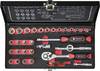 TOOLCRAFT 826363 Hylsnyckelsats metrisk 1/4" 36 delar