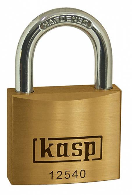 Kasp K12540A1 Hänglås 40 mm Lika låsning Guldgul Nyckel-0
