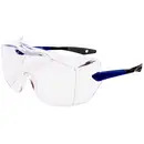 3M AOSAFETYOX OX3000B Skyddsglasögon Blå, Svart EN 166-1 DIN 166-1