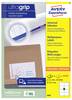 Avery-Zweckform 4782 Universaletiketter 97 x 67.7 mm Papper Vit 240 st Permanent Bläckstråleskrivare, Laser, Laser, färg, Kopiator, Färgkopiator, Färglaserskrivare