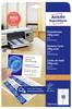 Avery-Zweckform C32010-25 Utskrivbara visitkort, mikroperforerade 85 x 54 mm Vit 250 st Pappersformat: DIN A4