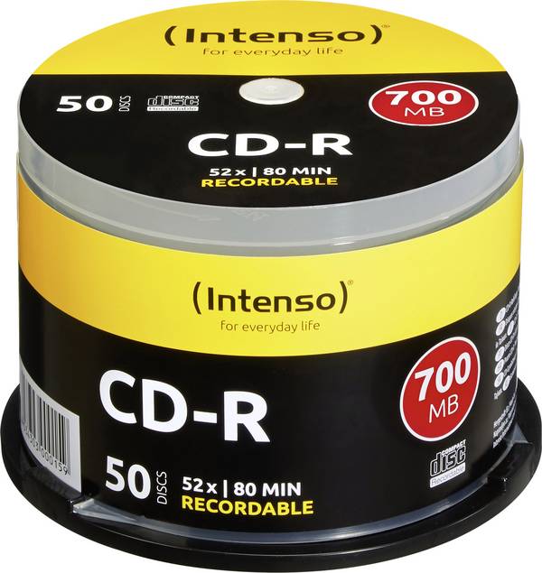Intenso 1001125 CD-R 80 700 MB 50 st Spindel