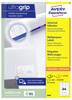 Avery-Zweckform 3490 Universaletiketter 70 x 36 mm Papper Vit 720 st Permanent Bläckstråleskrivare, Laser, Laser, färg, Kopiator, Färgkopiator, Färglaserskrivare