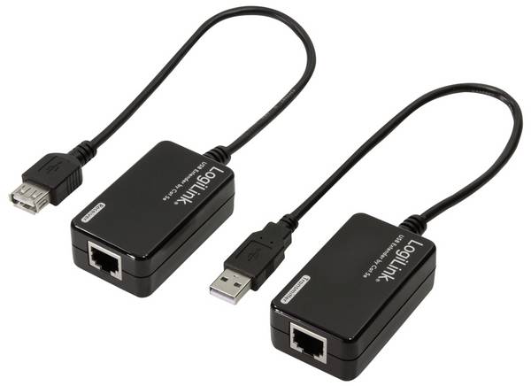 LogiLink UA0021D USB 1.1 Förlängning via nätverkskabel RJ45 60 m