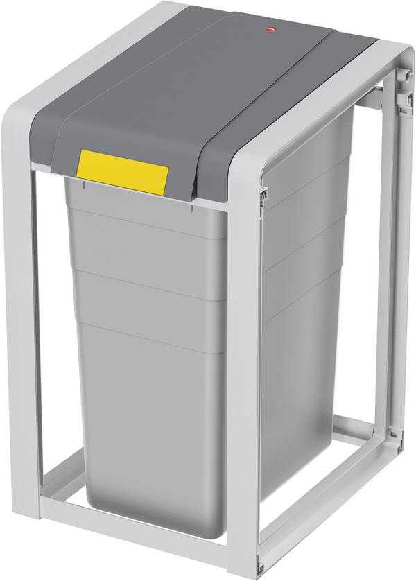 Hailo ProfiLine Öko XL 9352020 Avfallssystem 35 l Plast (L x B x H) 382 x 350 x 570 mm Grå  1 st