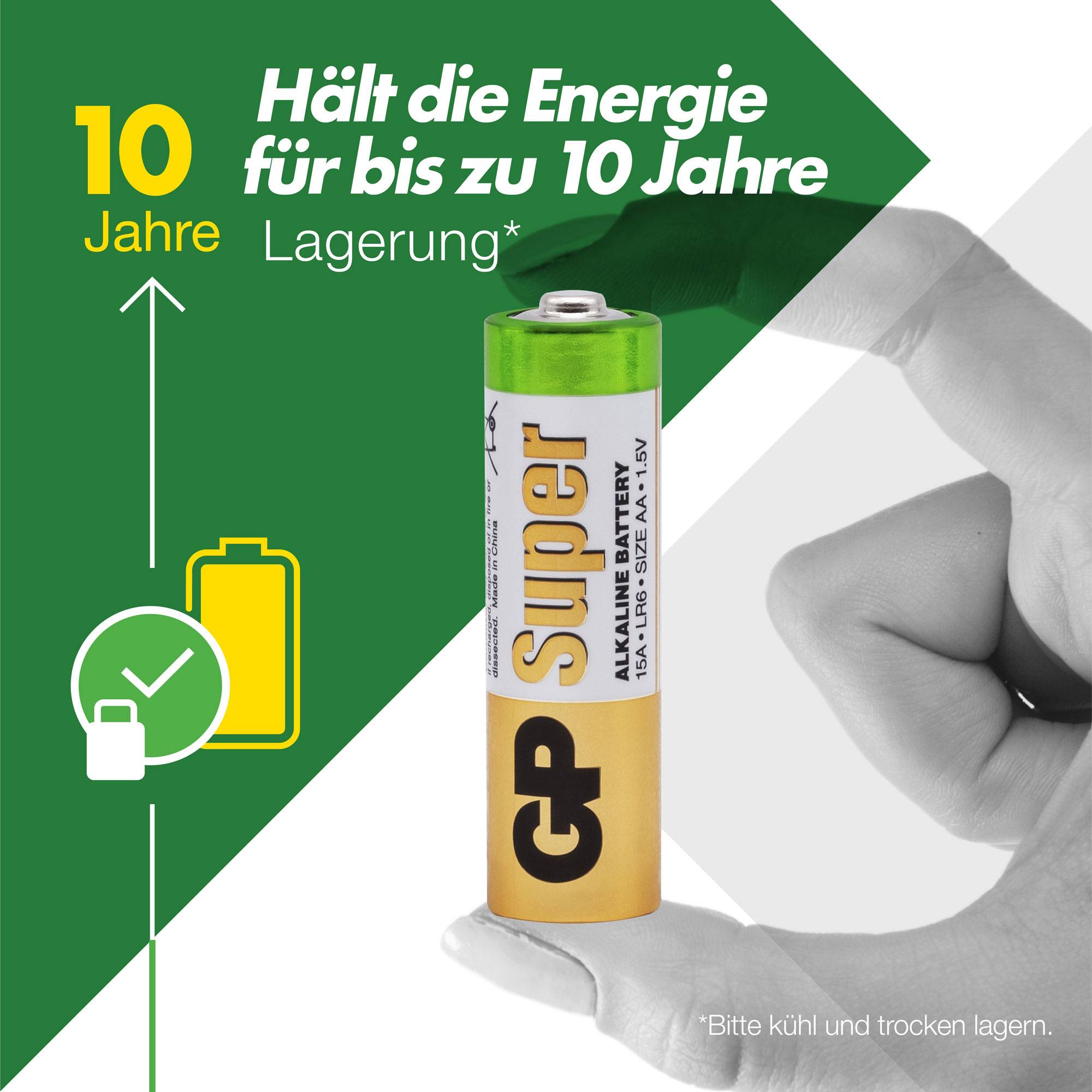 GP Super Batteri AA (R6) Alkaliskt 1.5 V 40 st-8