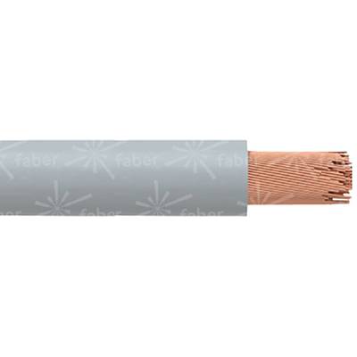 Faber Kabel 040283 Flätad kabel H07Z-K 1 x 16 mm² Svart Metervara