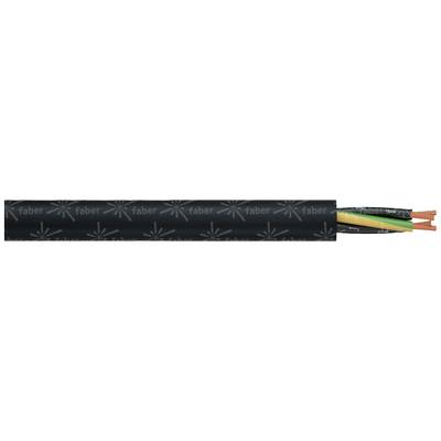 Faber Kabel YSLY-JZ 600 Styrledning 3 x 1 mm² Svart 033608 Metervara