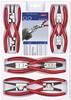 Knipex 00 20 04 V01 Låsringstång-set Passar till Ytter- & innerring 19-60 mm, 12-25 mm 10-25 mm, 19-60 mm Spetsform rak, Vinklad 90°