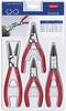 Knipex 00 20 03 V02 Låsringstång-set Passar till Ytter- & innerring 19-60 mm, 12-25 mm 10-25 mm, 19-60 mm Spetsform rak