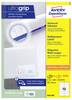 Avery-Zweckform 3424-200 Universaletiketter 105 x 48 mm Papper Vit 2640 st Permanent Laser, färg, Laser, Färgkopiator, Kopiator, Matrix-/Nålskrivare, Bläckstråleskrivare, Färglaserskrivare