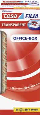 tesa OFFICE-BOX 57405-00002-01 tesafilm  Transparent (L x B) 33 m x 19 mm 8 st