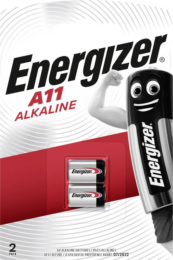 Energizer A11/E11A Alkaline 2er Specialbatteri 11 A  Alkaliskt 6 V 38 mAh 2 st