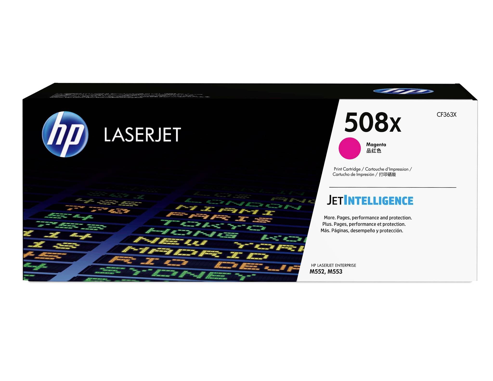 HP 508X CF363X Toner Magenta 9500 sidor Original Tonerkassett