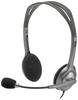 Logitech H111 On-ear headset Sladd Stereo Grå Brusreducering för mikrofon Datorer