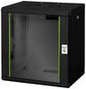Digitus DN-19 12-U-SW 19" väggskåp (B x H x D) 600 x 643 x 450 mm 12 U Svart (RAL 9005)