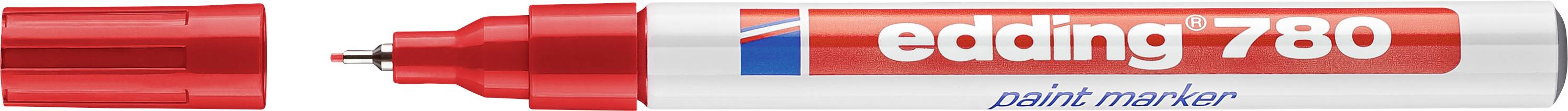 Edding 780 4-780002 Lackmärkpenna Röd 0.8 mm