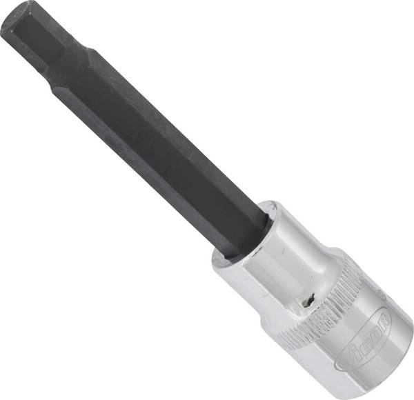 Vigor  V2072 Inner-sexkantig Hylsnyckel-bitsinsats  5 mm     1/2"