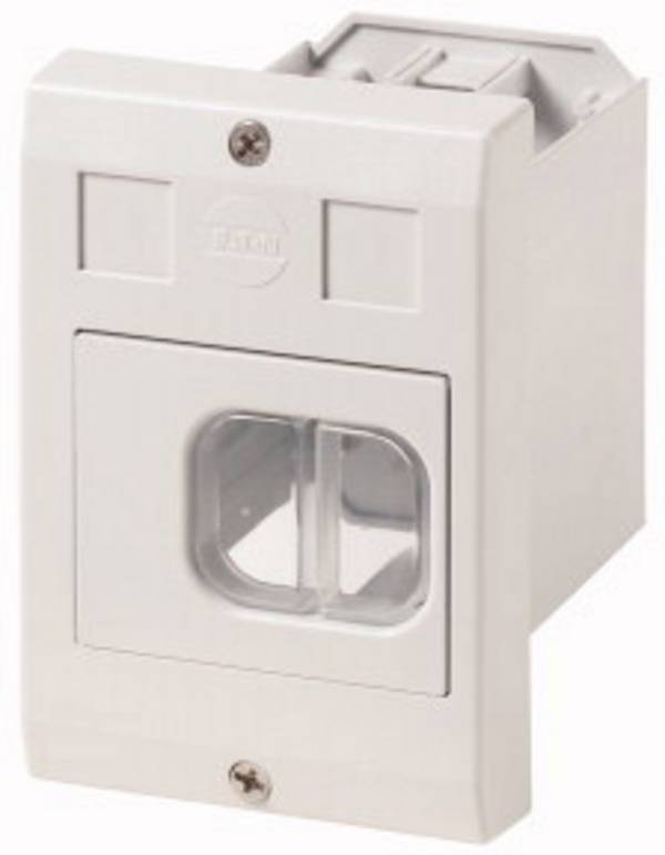 Eaton E-PKZ01-G 281634 Tomt hus Inbyggnad, med strömbrytare, med membran (L x B x H) 80 x 85 x 129 mm  Grå 1 st Piece
