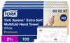 TORK 600297 Xpress Multifold Premium Pappershanddukar (L x B) 34 cm x 21.2 cm Vit 2100 st