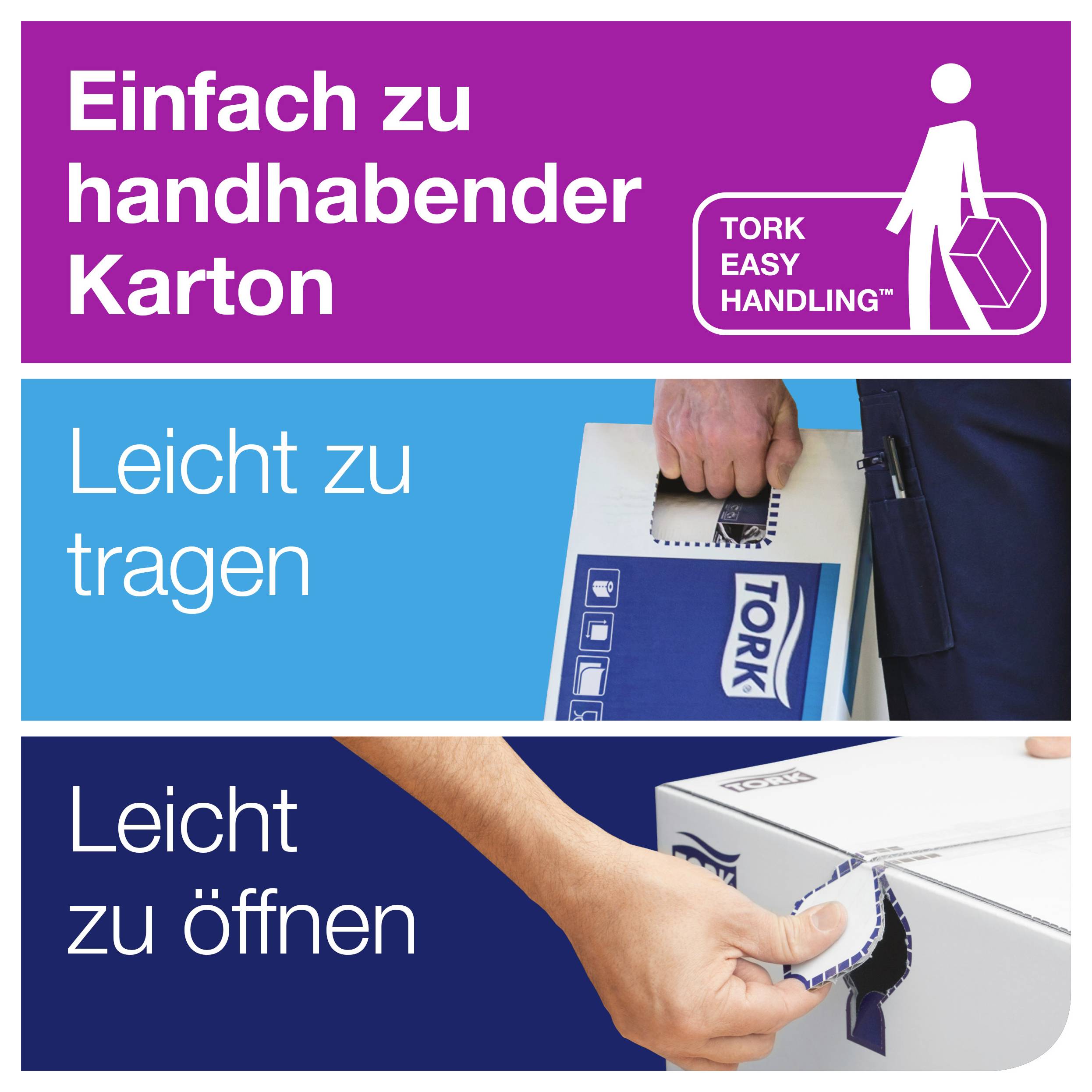 TORK 600297 Xpress Multifold Premium Pappershanddukar (L x B) 34 cm x 21.2 cm Vit 2100 st-4