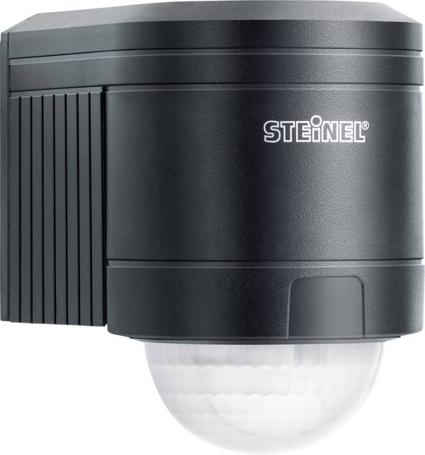 Steinel 602710 PIR-rörelsedetektor Utanpåliggande, Vägg 240 ° Relä Svart IP54