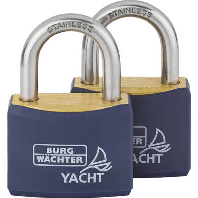 Burg Wächter 2er Set Duo 460 Ni 40 SB Hänglås Lika låsning Mässing Nyckel