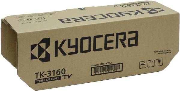Kyocera Toner TK-3160 Original Svart 12500 sidor 1T02T90NL0