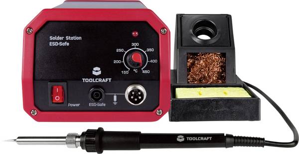 TOOLCRAFT ST-50A Lödstation analog 50 W 150 - 450 °C inkl. Lödspets