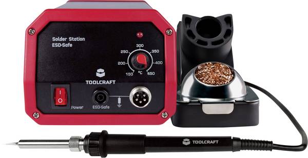 TOOLCRAFT ST-80A Lödstation analog 80 W 150 - 450 °C inkl. Lödspets