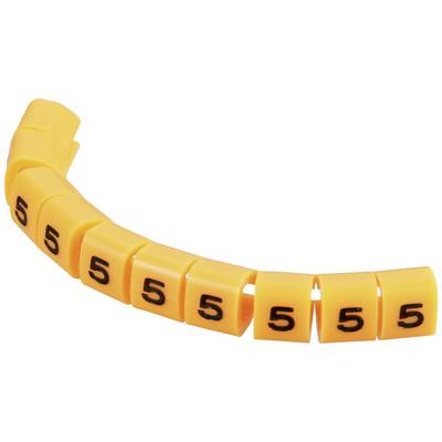 TRU COMPONENTS TC-MB1/5203 Märkningsclip Tryck 5 Ytterdiameter-område 3 till 3.60 mm 1593399