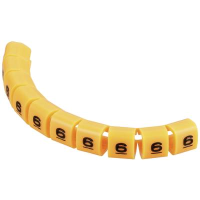 TRU COMPONENTS TC-MB1/6203 Märkningsclip Tryck 6 Ytterdiameter-område 3 till 3.60 mm