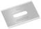 Ett silverfärgat reservbladblad med rektangulär form, hål i mitten för grepp och påskriften 'No. 92' samt 'martor'.