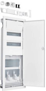 Hager  VU602NWH  VU602NWH  Normkapsling  Infälld  Moduler totalt = 24  Antal serier = 2  Innehåll 1 st