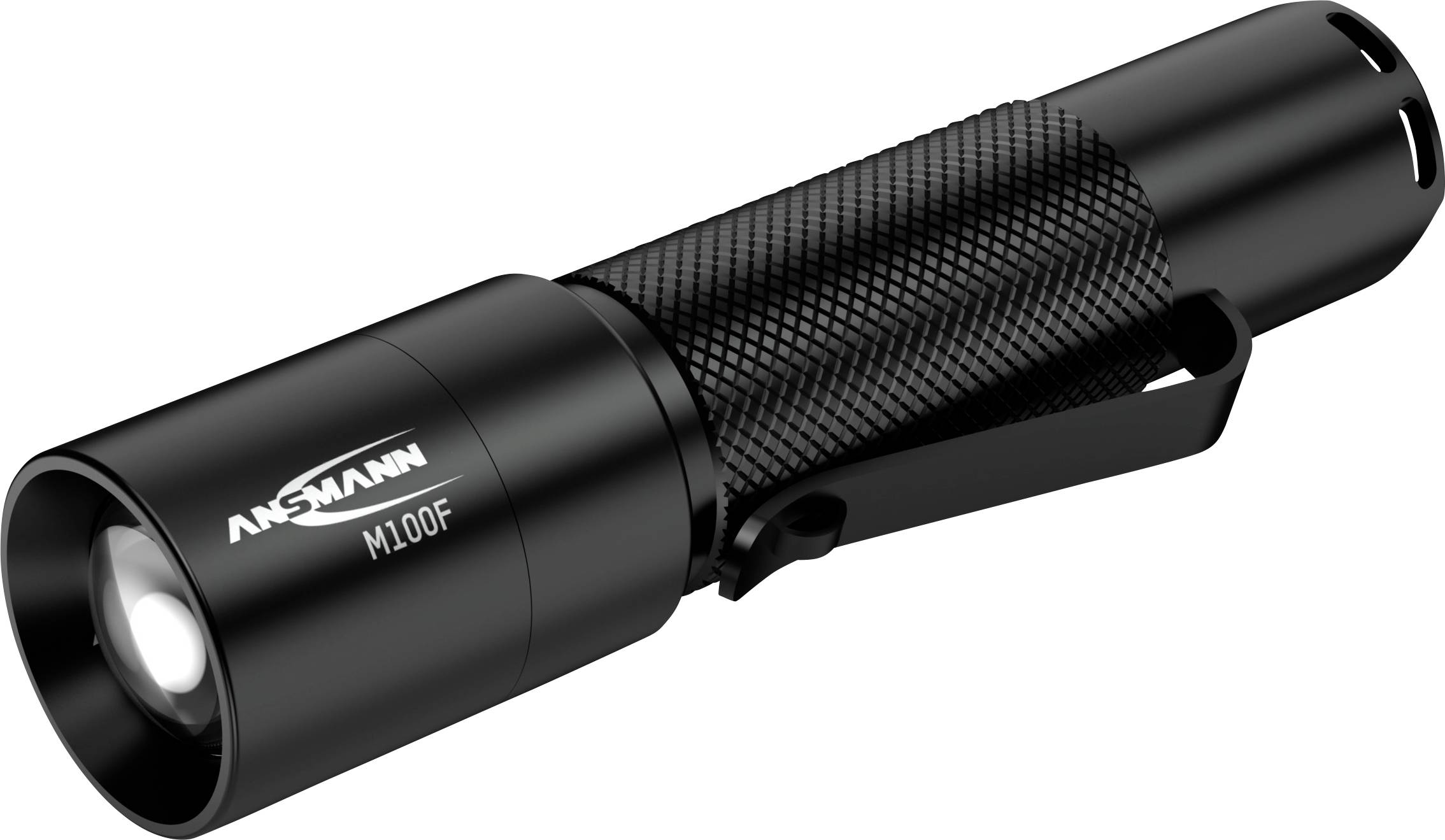 Ansmann M100F 1600-0170 LED Ficklampa med bältesclip, med handrem batteri 115 lm 92 g