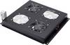 Digitus DN-19 FAN-2-B-N 19 tum 2 x Nätverksskåp-fläkt 1 U Fast montering, med switch Lämplig för skåpdjup: från 600 mm Svart (RAL 9005)